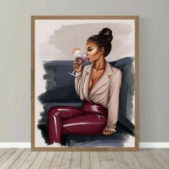 Melanin Queen Art Print- 22x28 - Picture 1 of 3